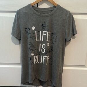 Disney Gray Graphic T-Shirt- Disney Dogs!